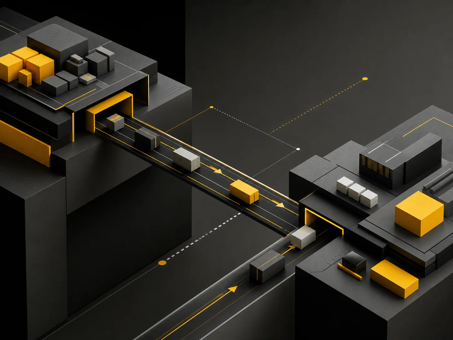 Αφαιρετικό artwork για online πωλήσεις και διασύνδεση B2B